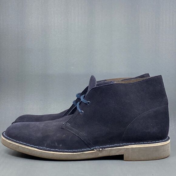 Clark’s Originals Desert Chukka Boots Daim Blue Suede Lace up boots mens size 13 main image 6